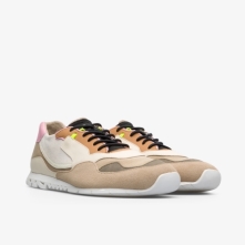 Camper Nothing Sneakers Dame Beige / Hvide / MørkeOrange EQYDAQ-495